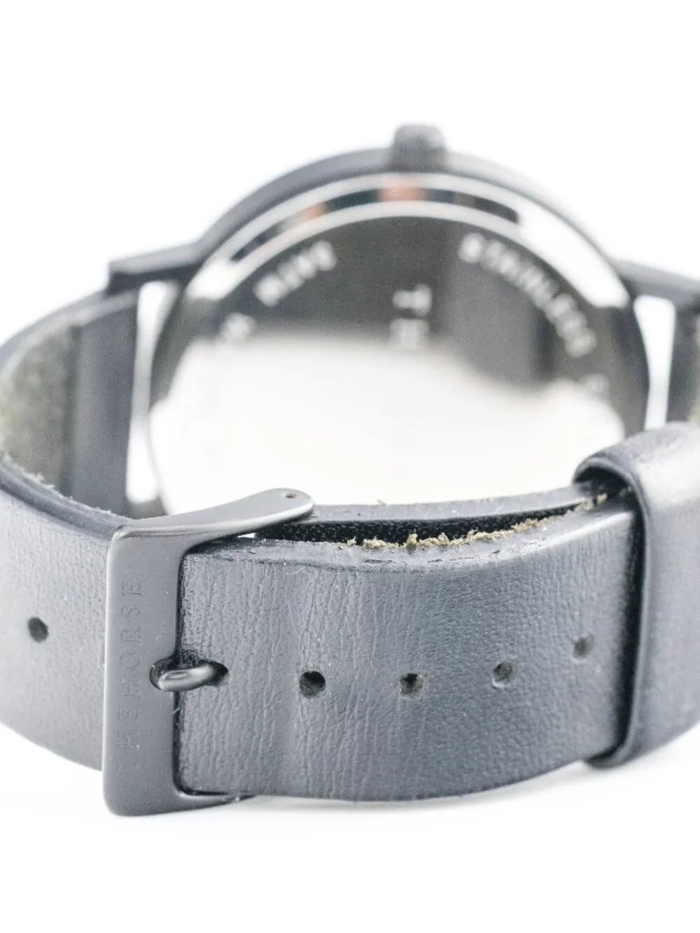 The Horse Genuine Leather Band Quartz Analog Men's Watch New Battery